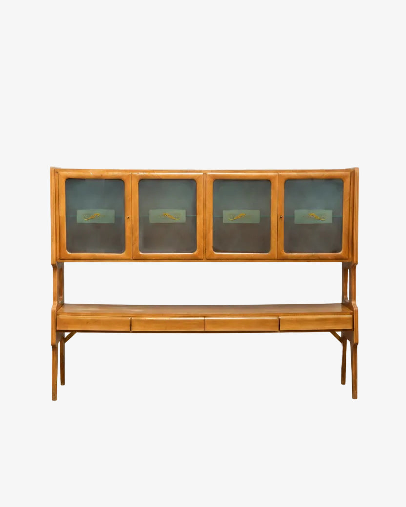 Credenza anni 60 in rovere chiaro