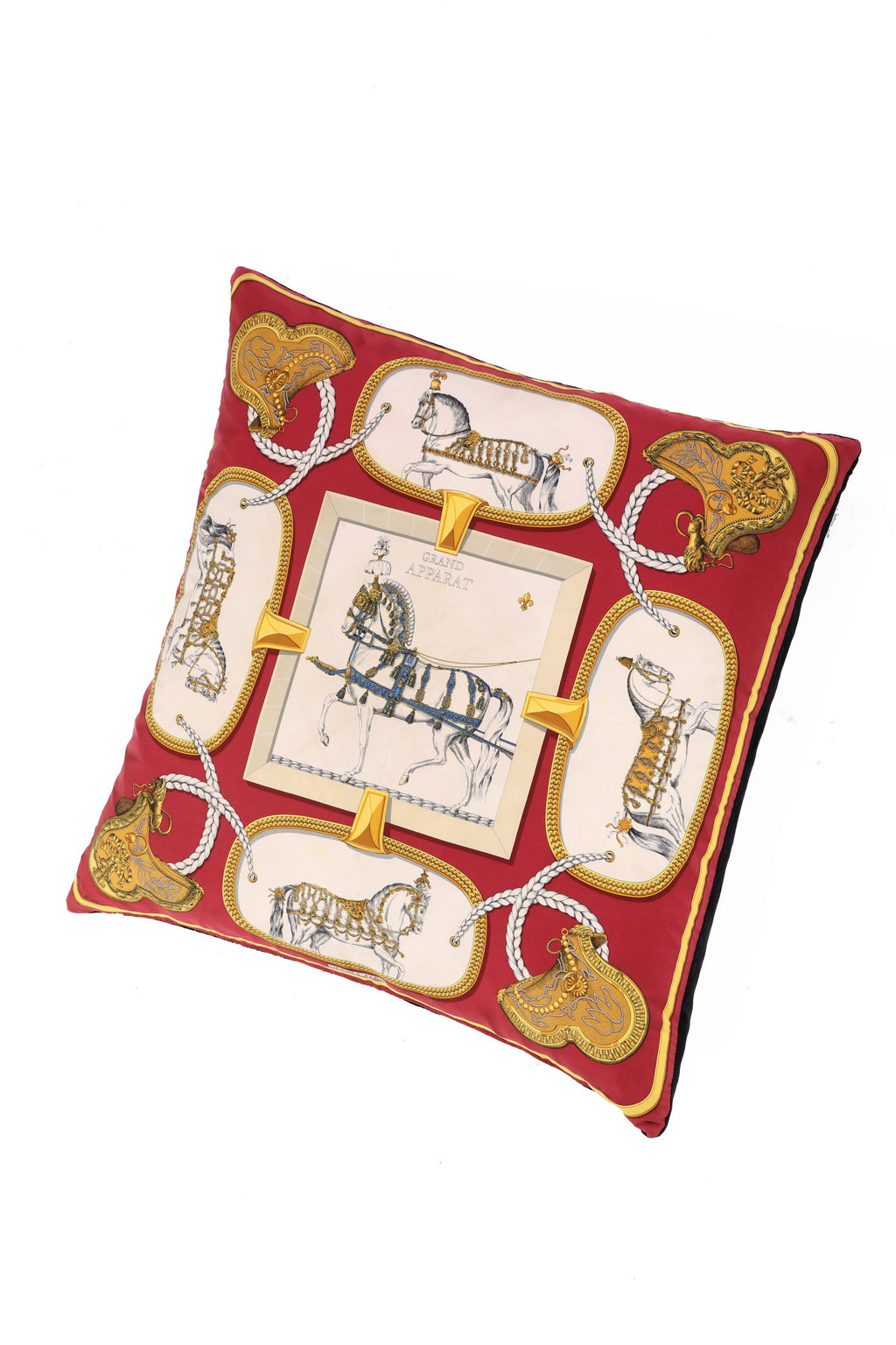 Maxi Cuscino con Foulard Hermes in seta