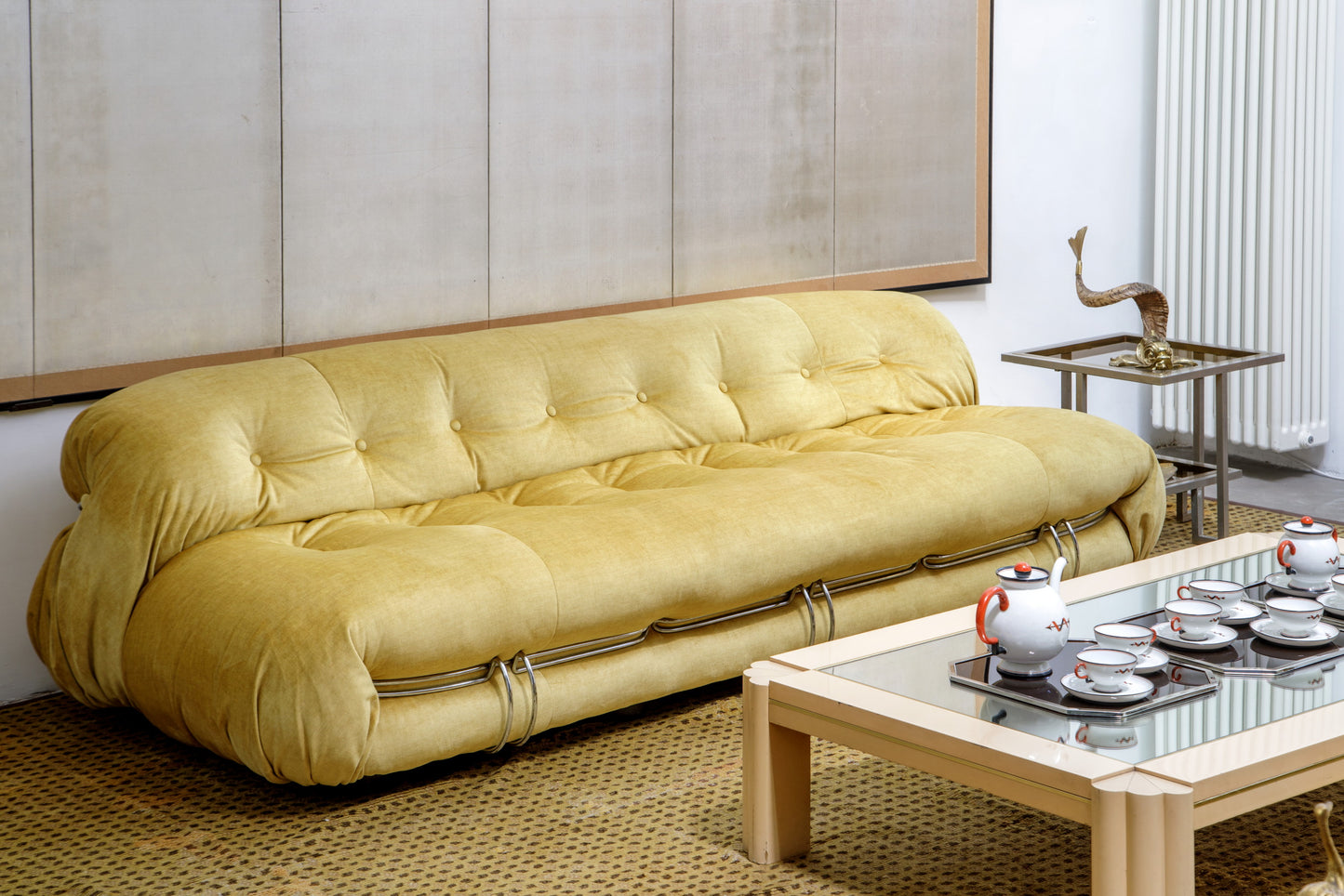 Divano Soriana Afra e Tobia Scarpa per Cassina anni 70