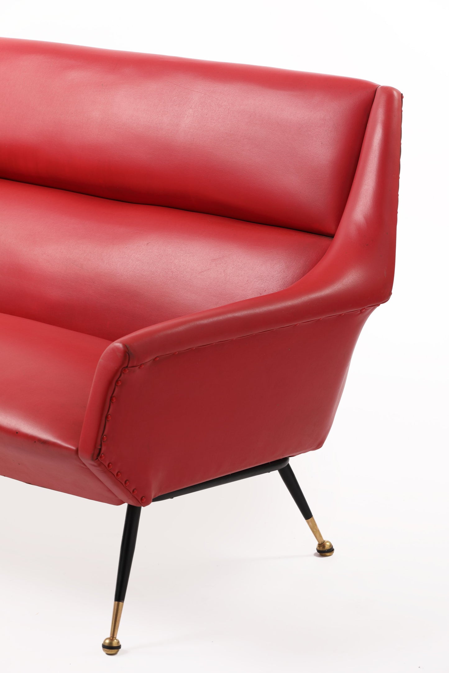 50's red skai sofa