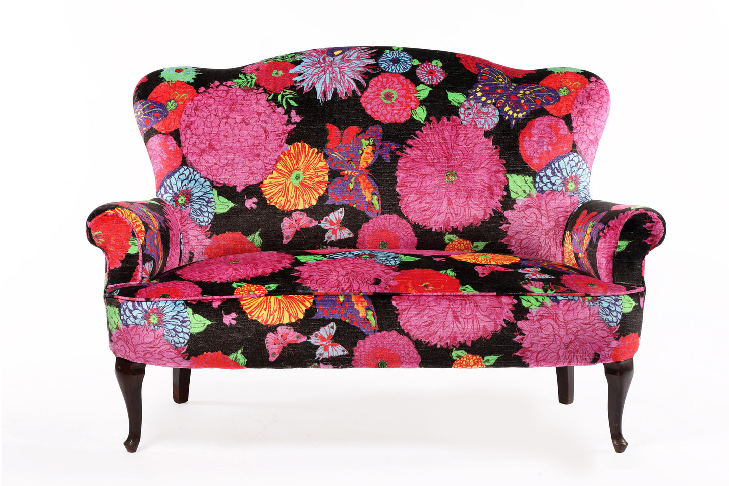 Ken Scott linen velvet sofa from the 60s