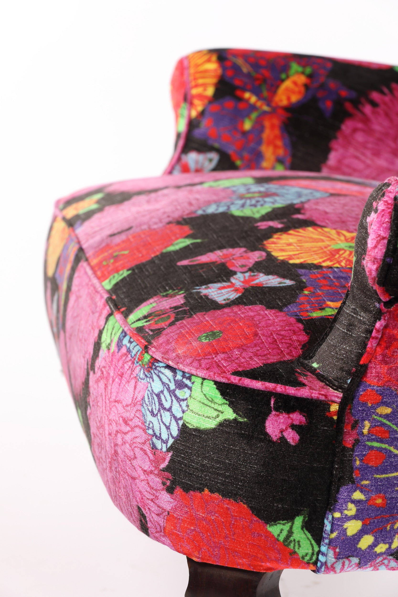 Ken Scott linen velvet sofa from the 60s