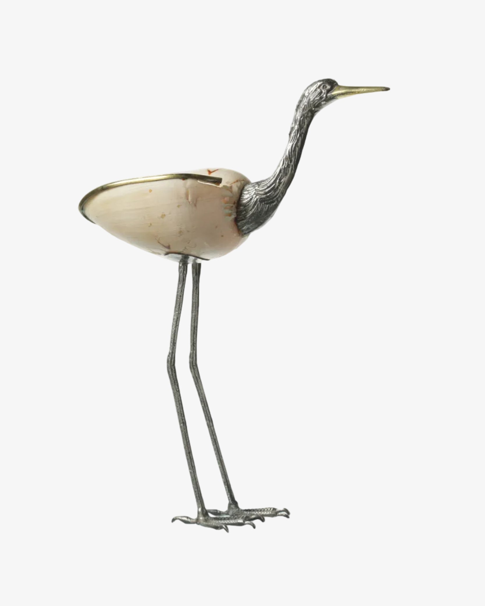 Flamingo in a shell from the 70s