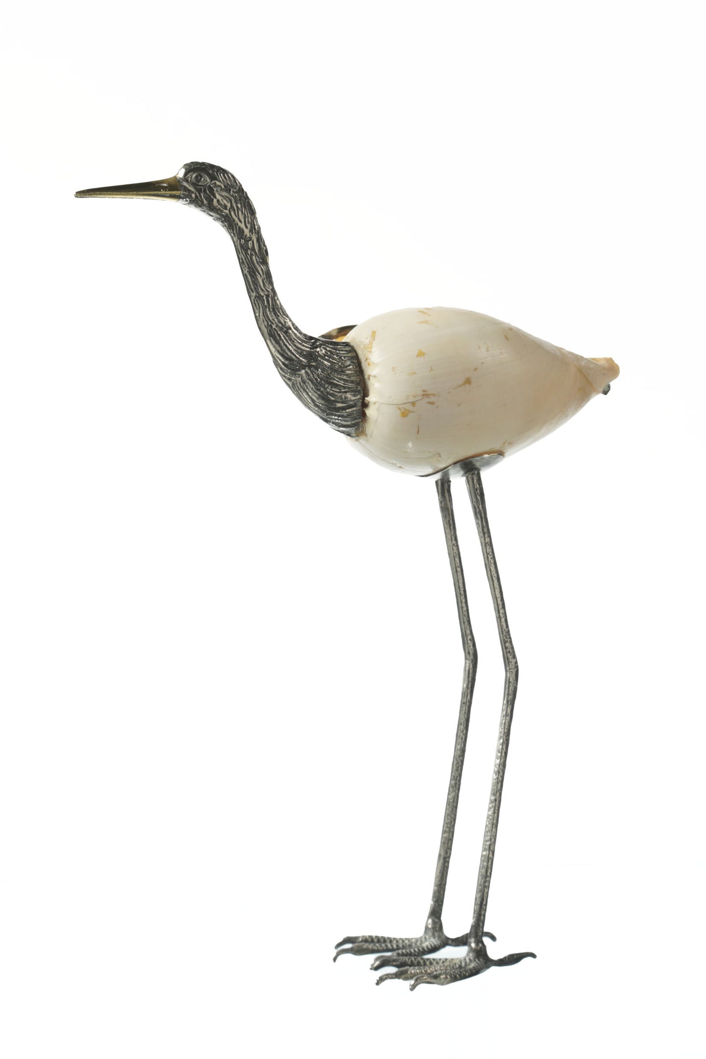 Fenicottero in conchiglia anni 70