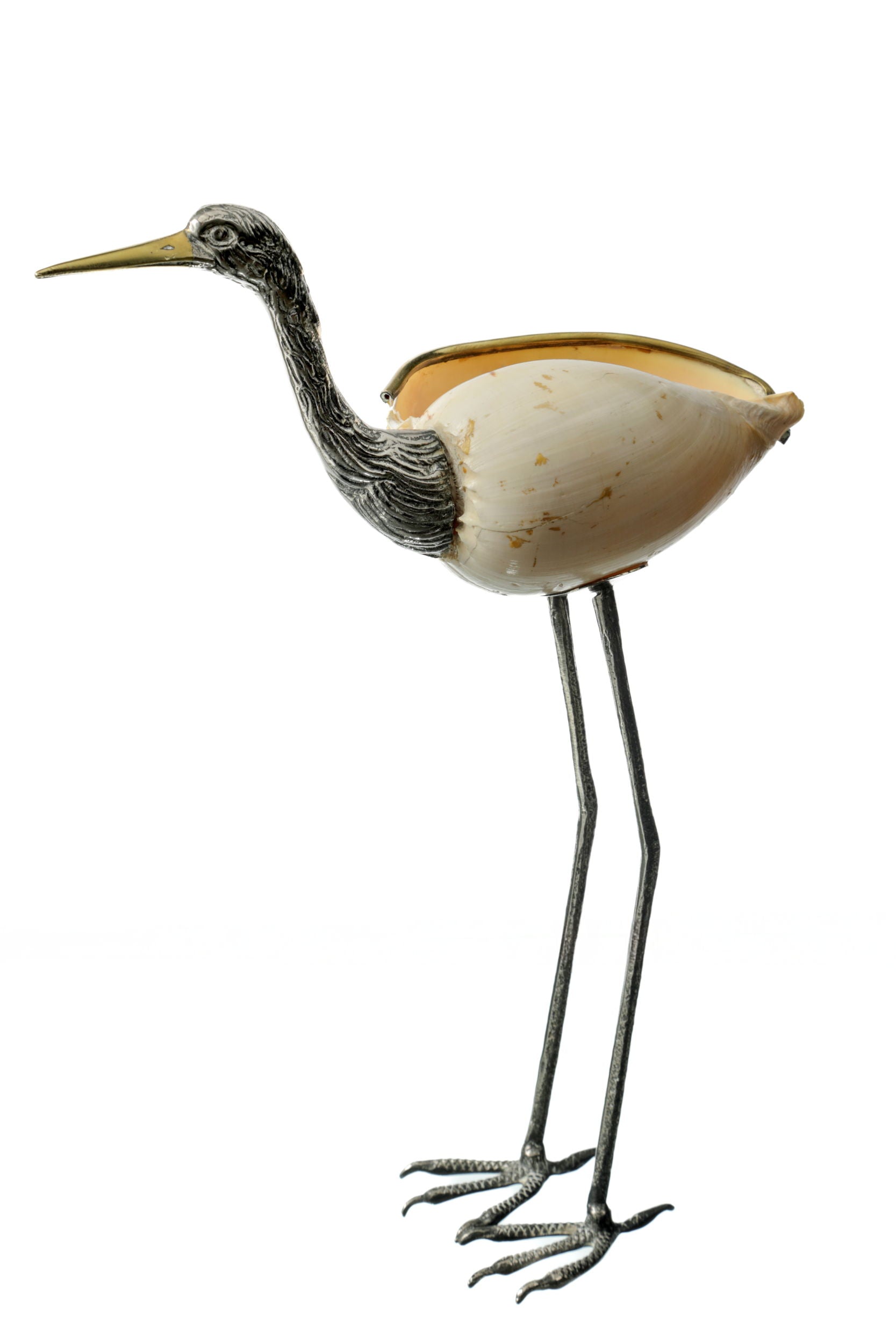 Flamingo in a shell from the 70s