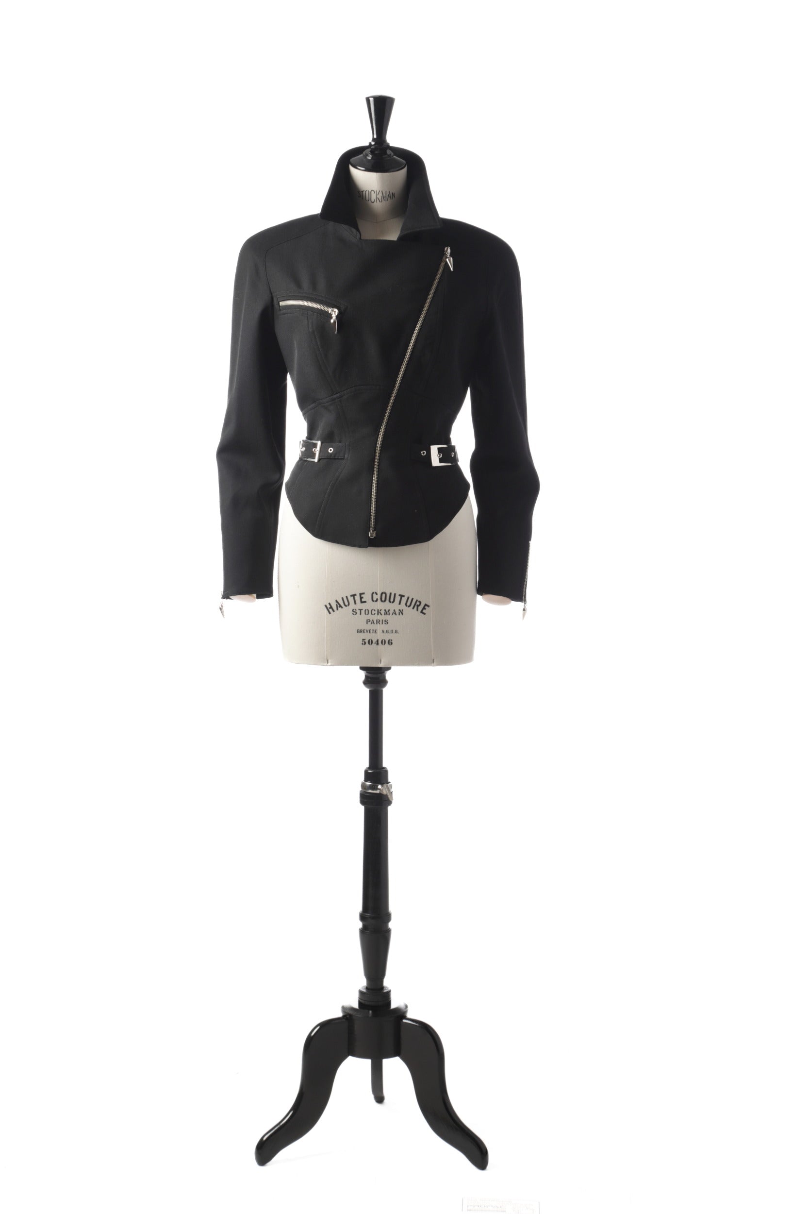 Mugler wool gabardine jacket from the 1980s