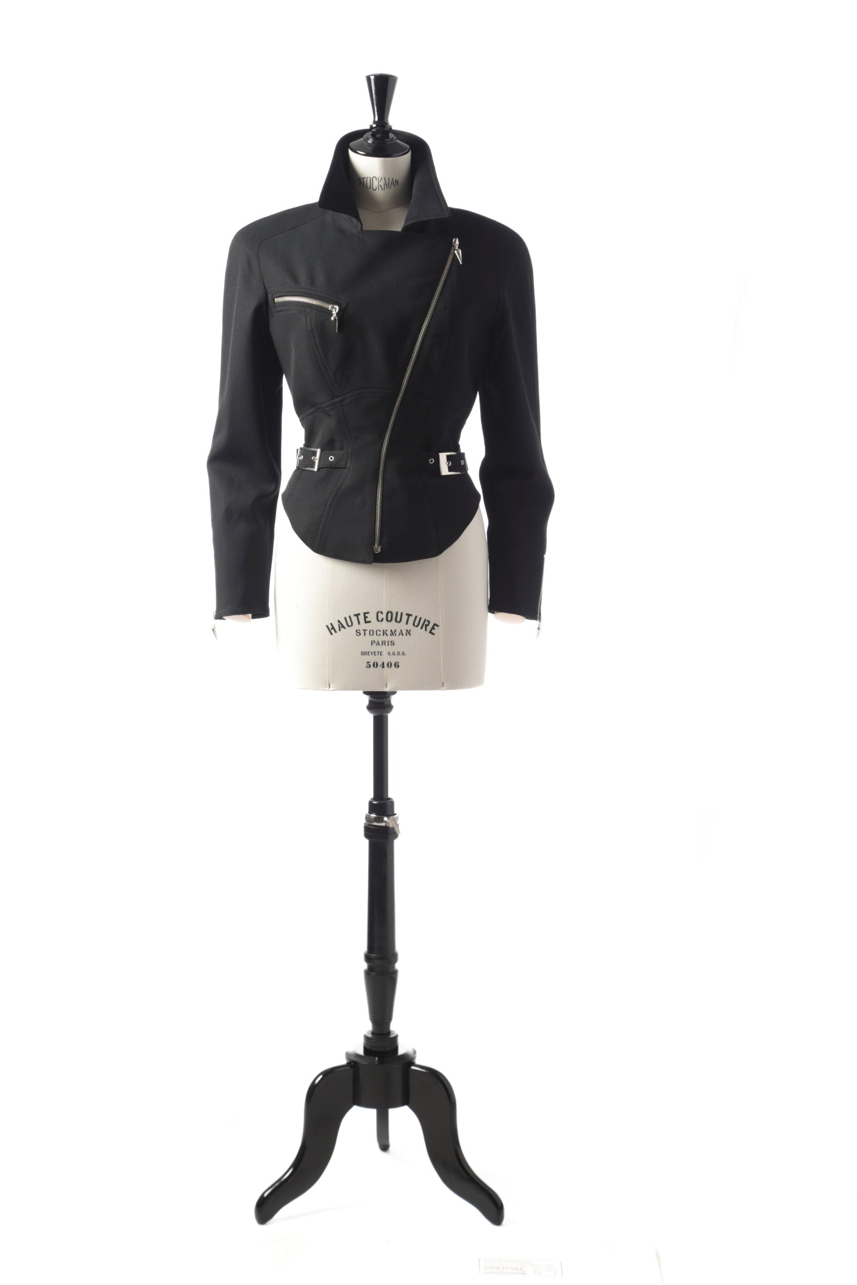 Mugler wool gabardine jacket from the 1980s