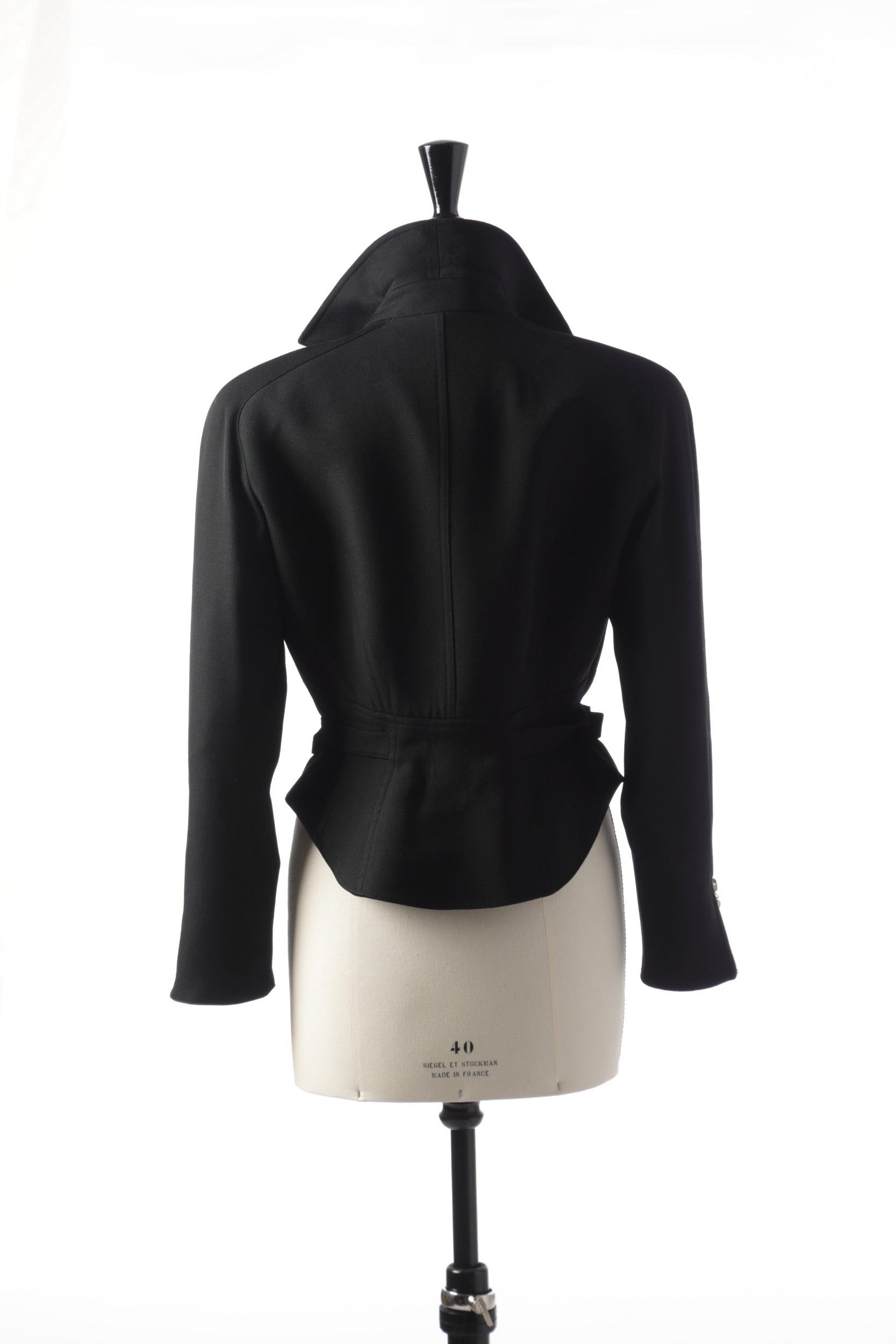 Mugler wool gabardine jacket from the 1980s