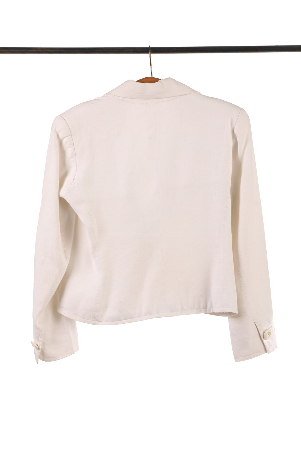 Giacca a un petto lino saint Laurent rive gauche anni 80