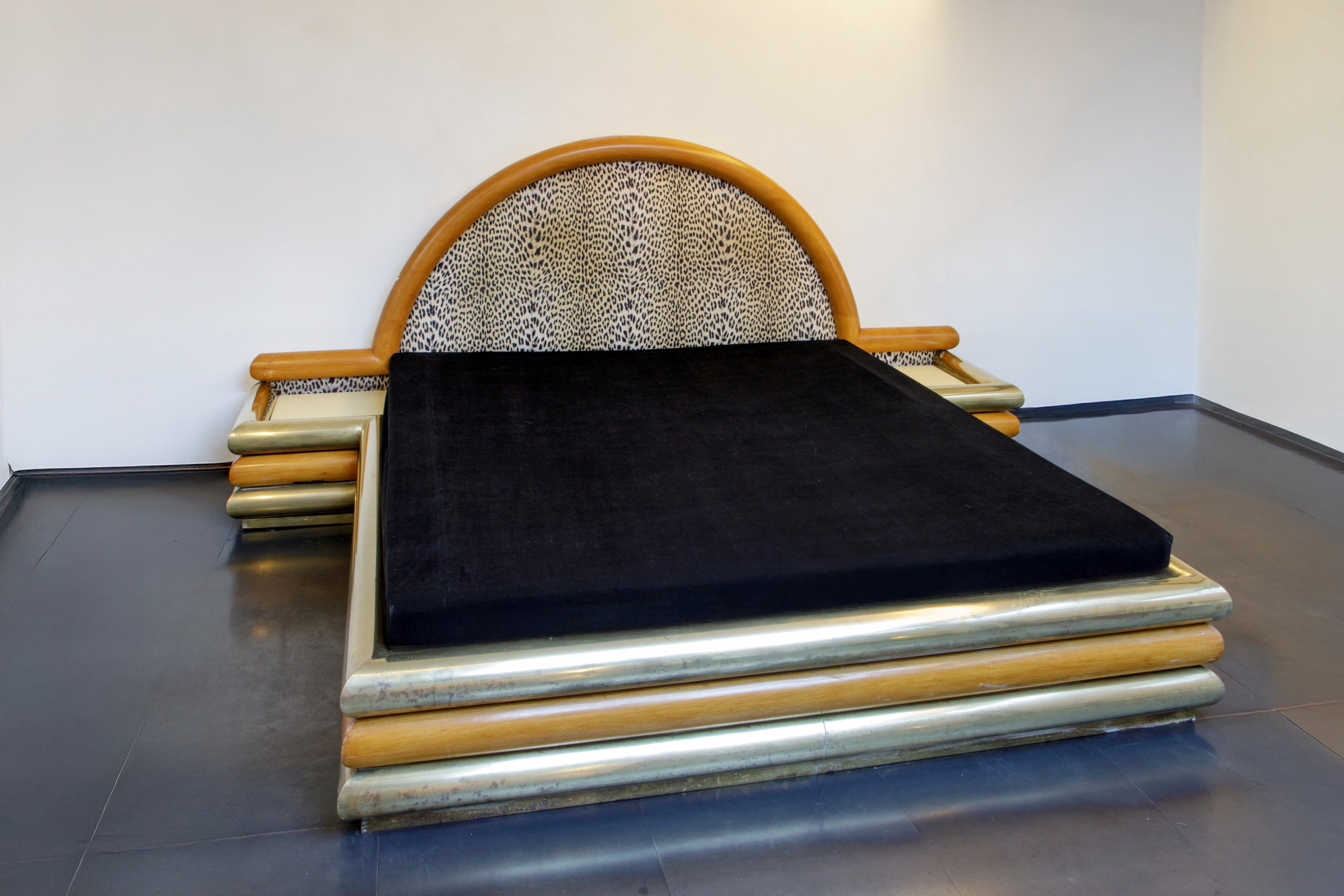 Romeo Rega double bed frame from the 1970s