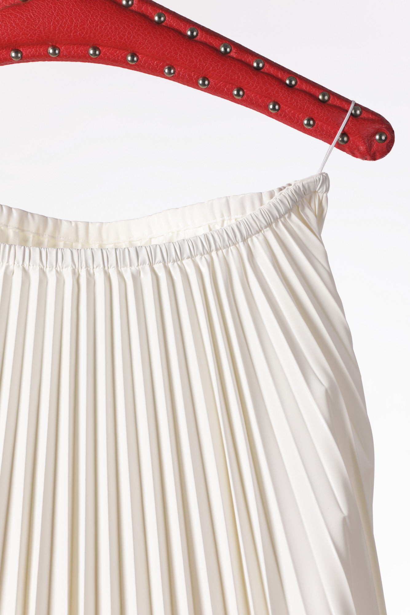 Fendi white pleated lounguette skirt