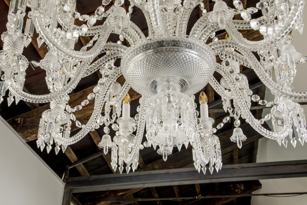 Grande lampadario Baccarat 18 luci Zénith anni 90