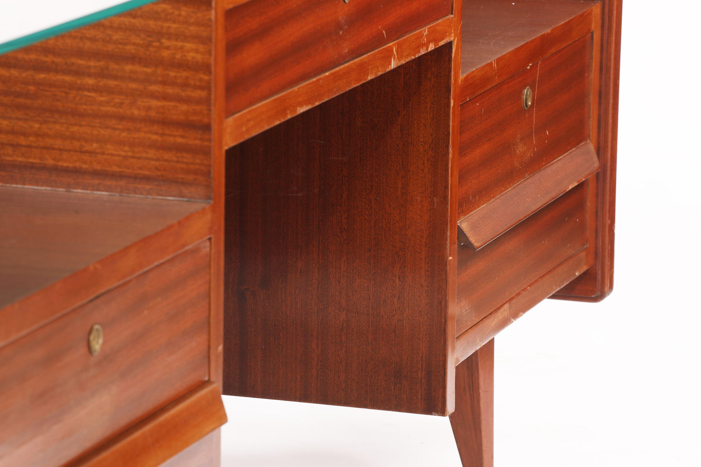 Large arched desk from the 1950s by Vittorio Dassi