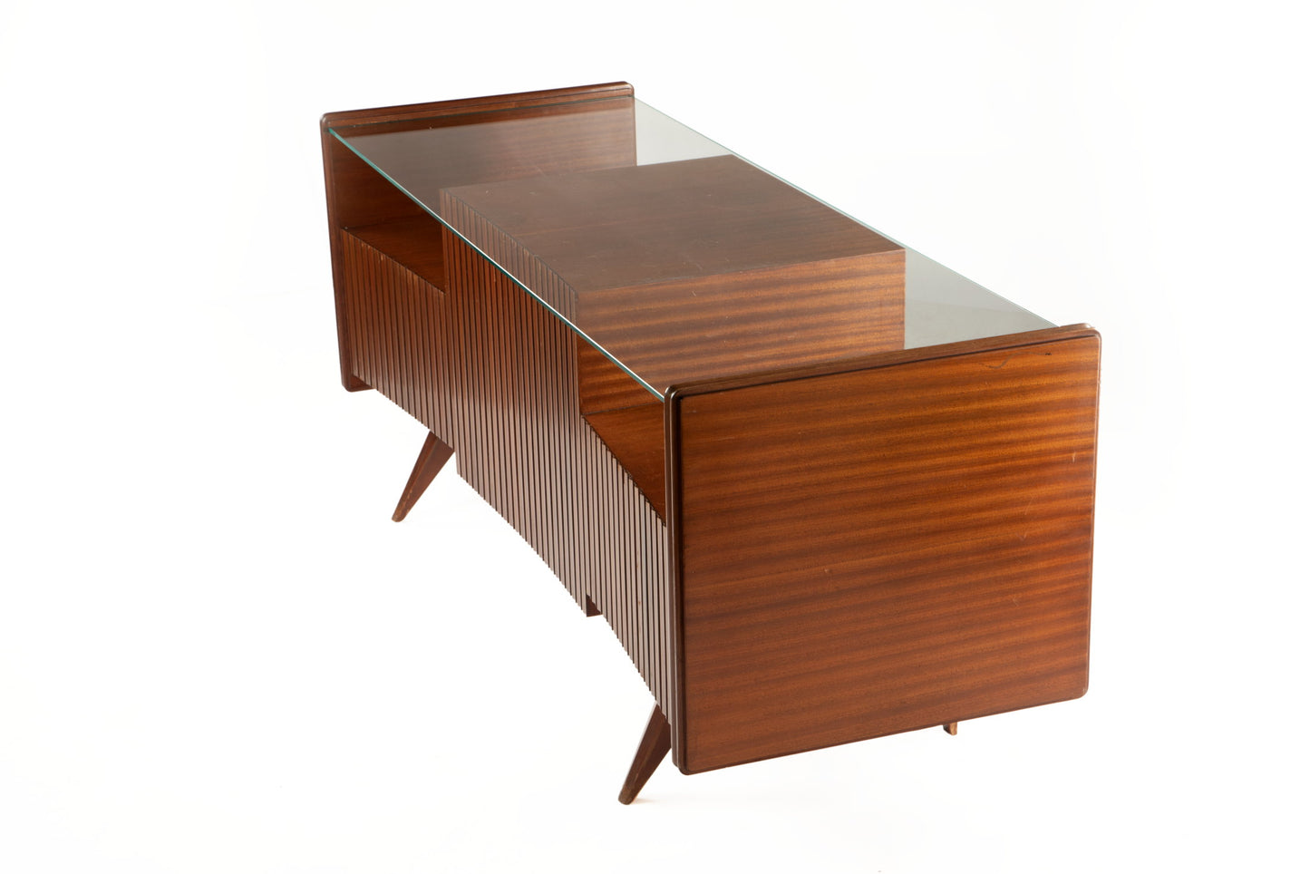 Large arched desk from the 1950s by Vittorio Dassi