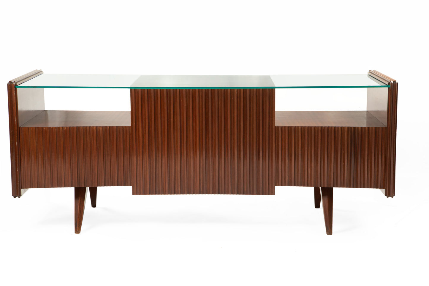 Large arched desk from the 1950s by Vittorio Dassi