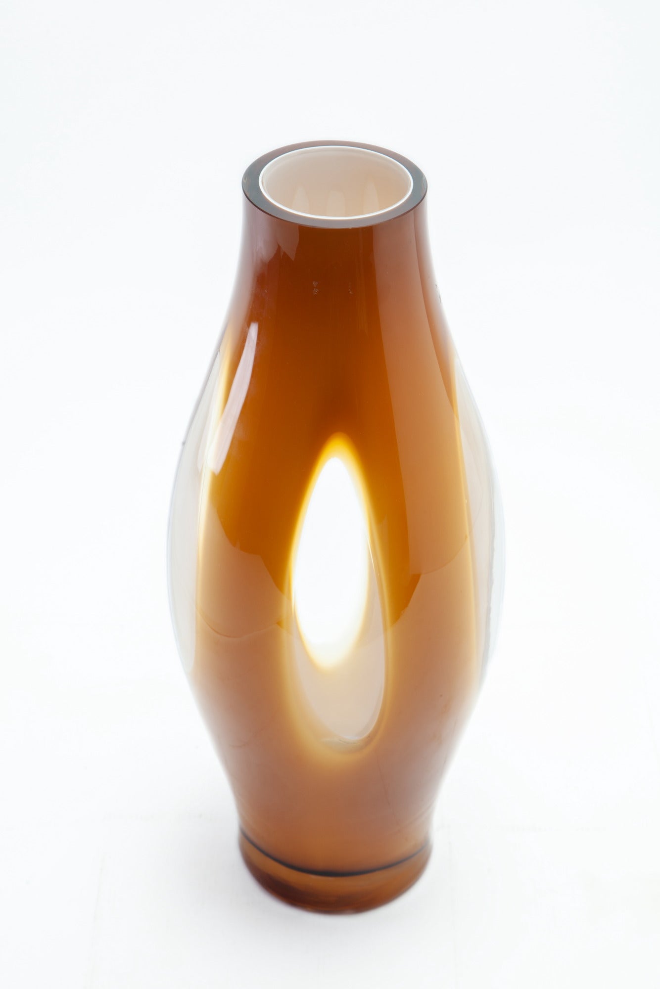 Large Murano Amber vase