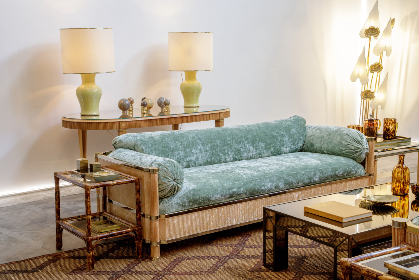 Divano tre posti Studio Smania anni 70