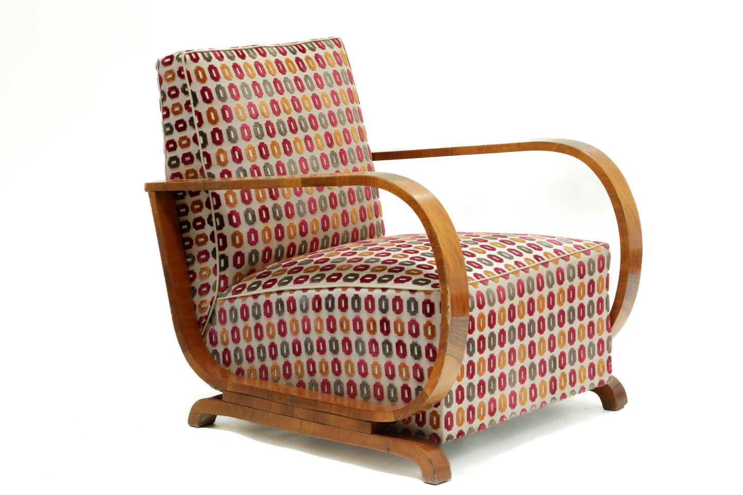 Coppia poltrone art deco anni 40