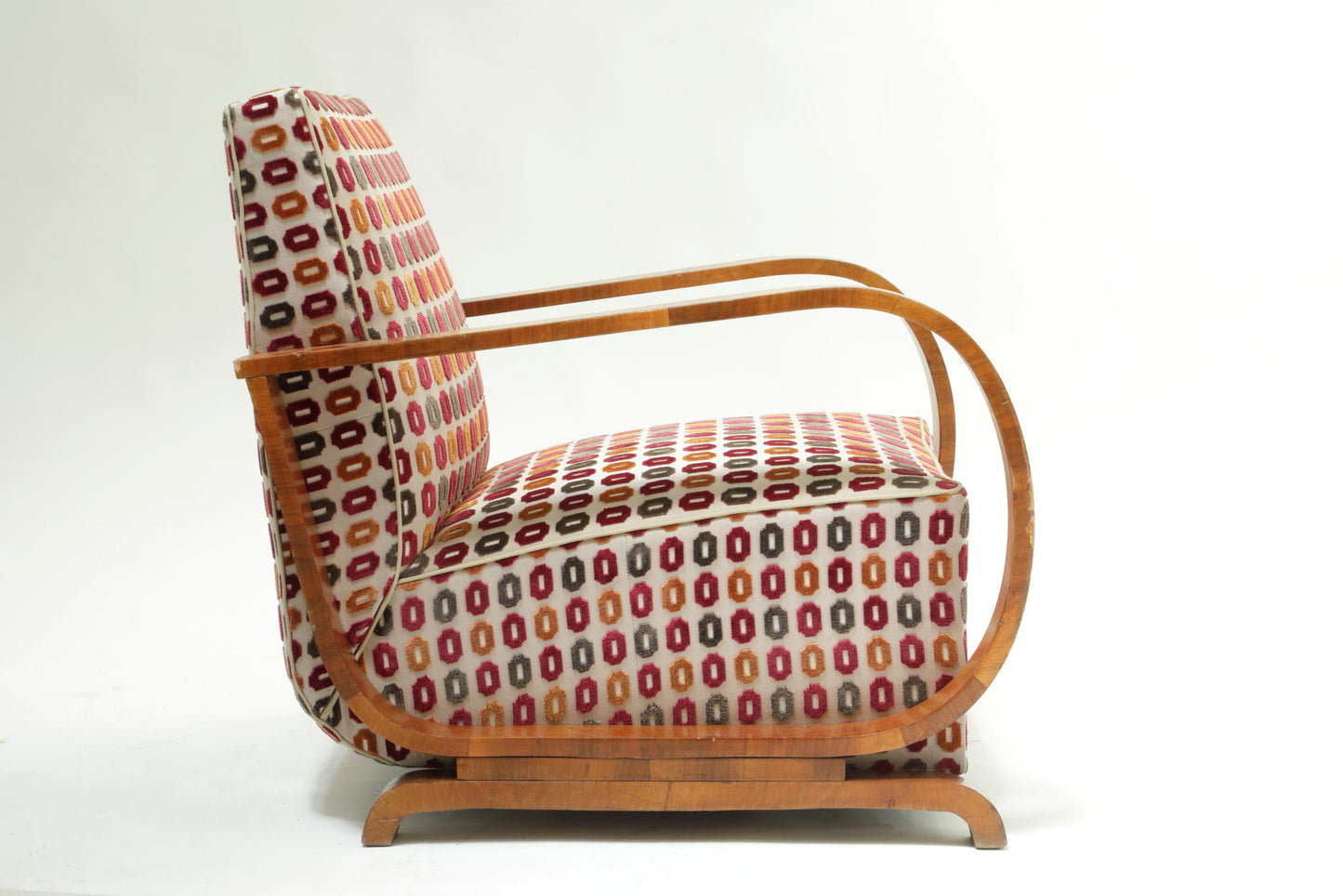 Coppia poltrone art deco anni 40