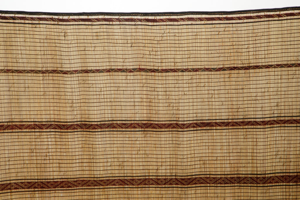 Moroccan mat from the 70s with red stripes 495 x 185