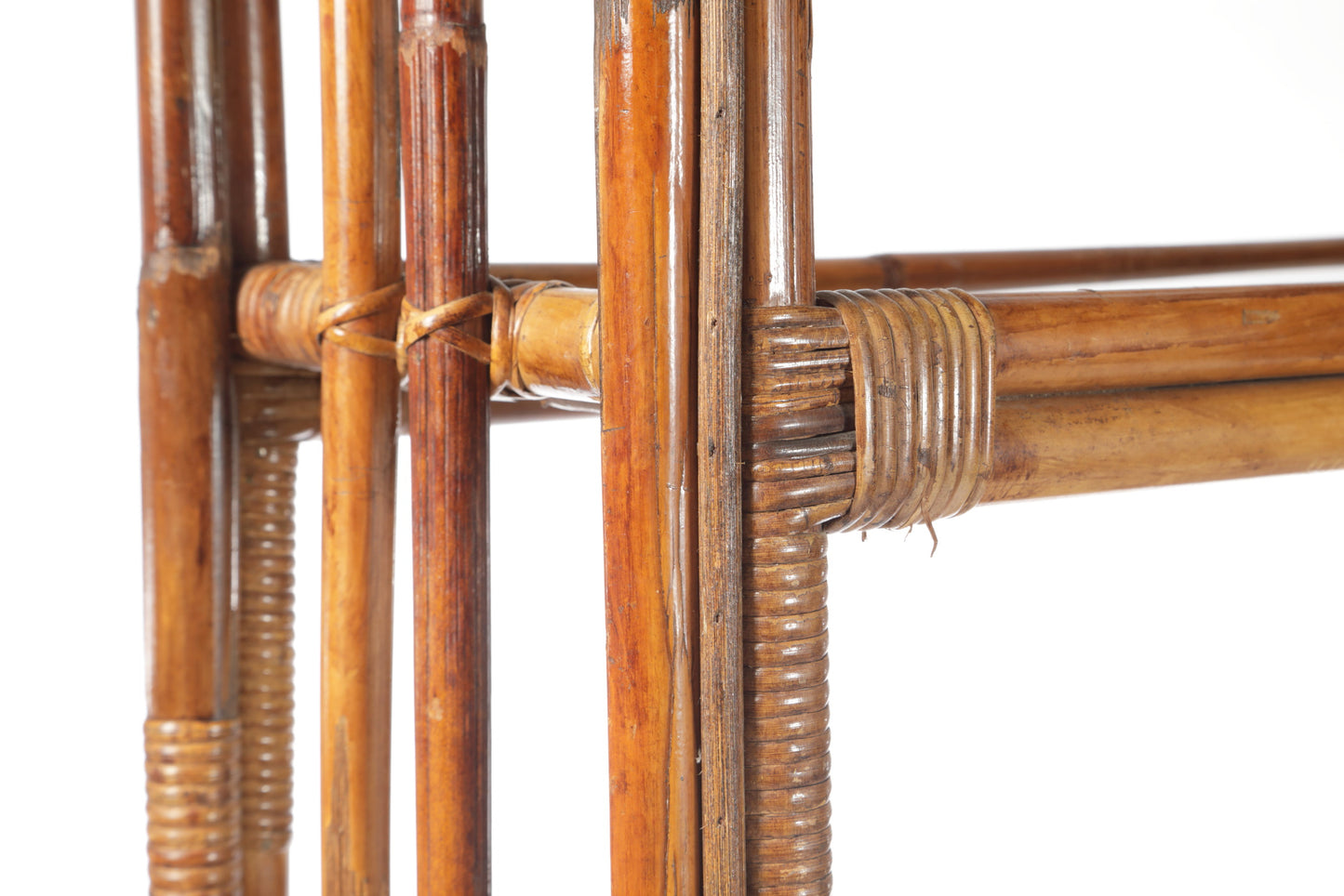 Libreria arcuata bamboo anni 70