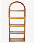 Libreria arcuata bamboo anni 70