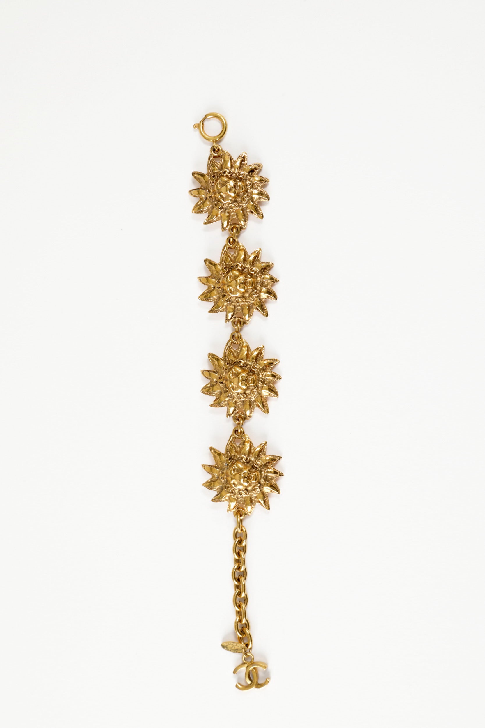 Chanel lion head bracelet from the 1980s
