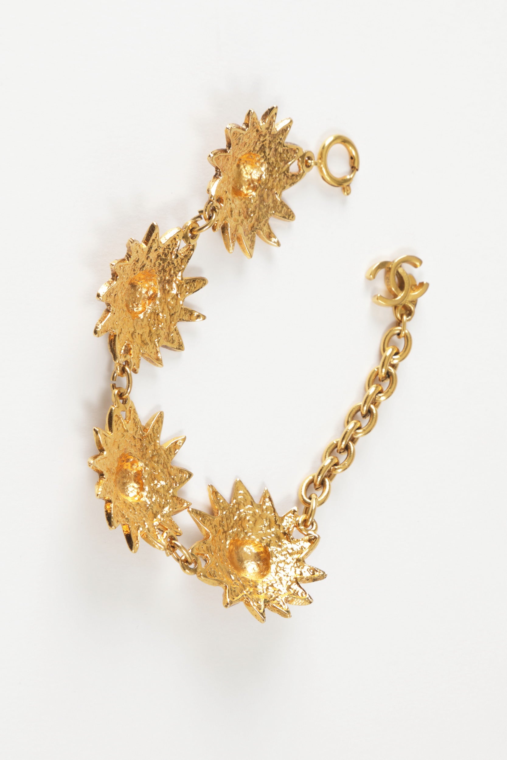 Chanel lion head bracelet from the 1980s