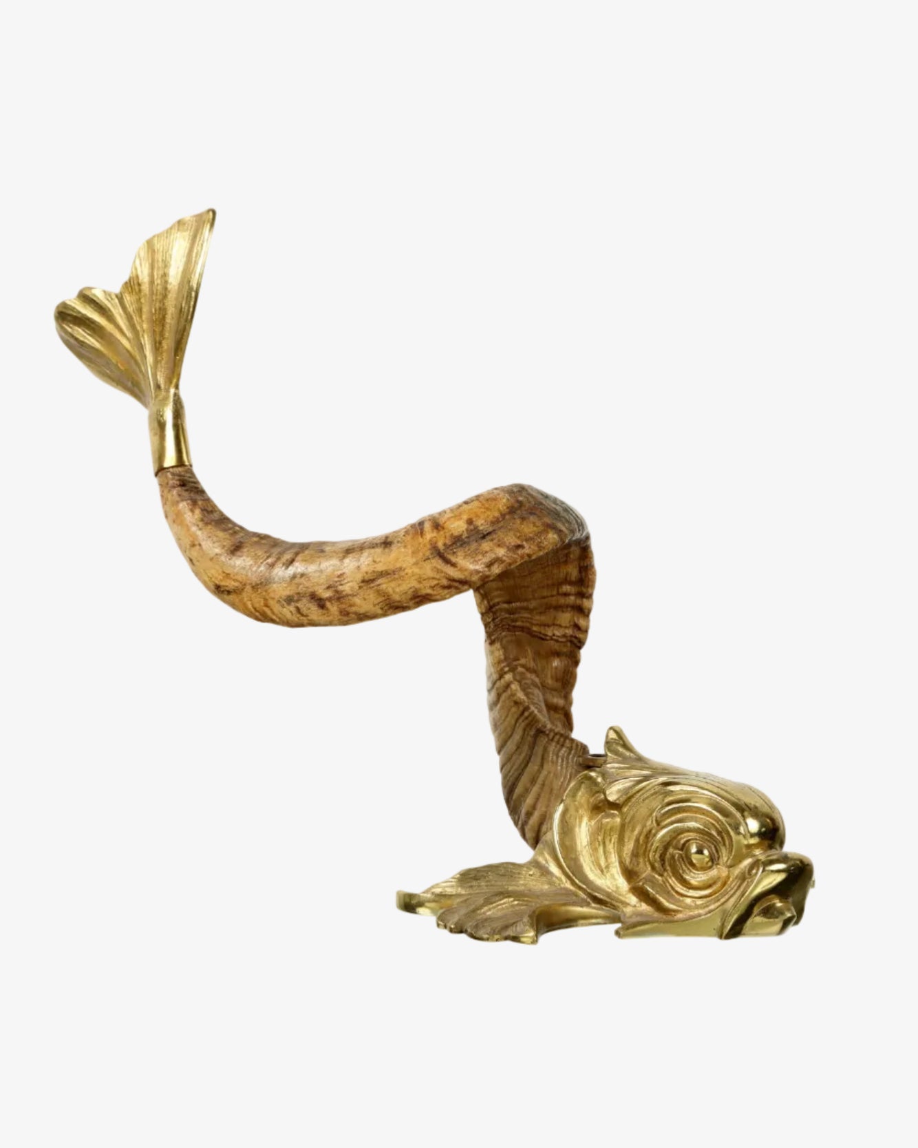 Gabriella Crespi Tritone horn sculpture