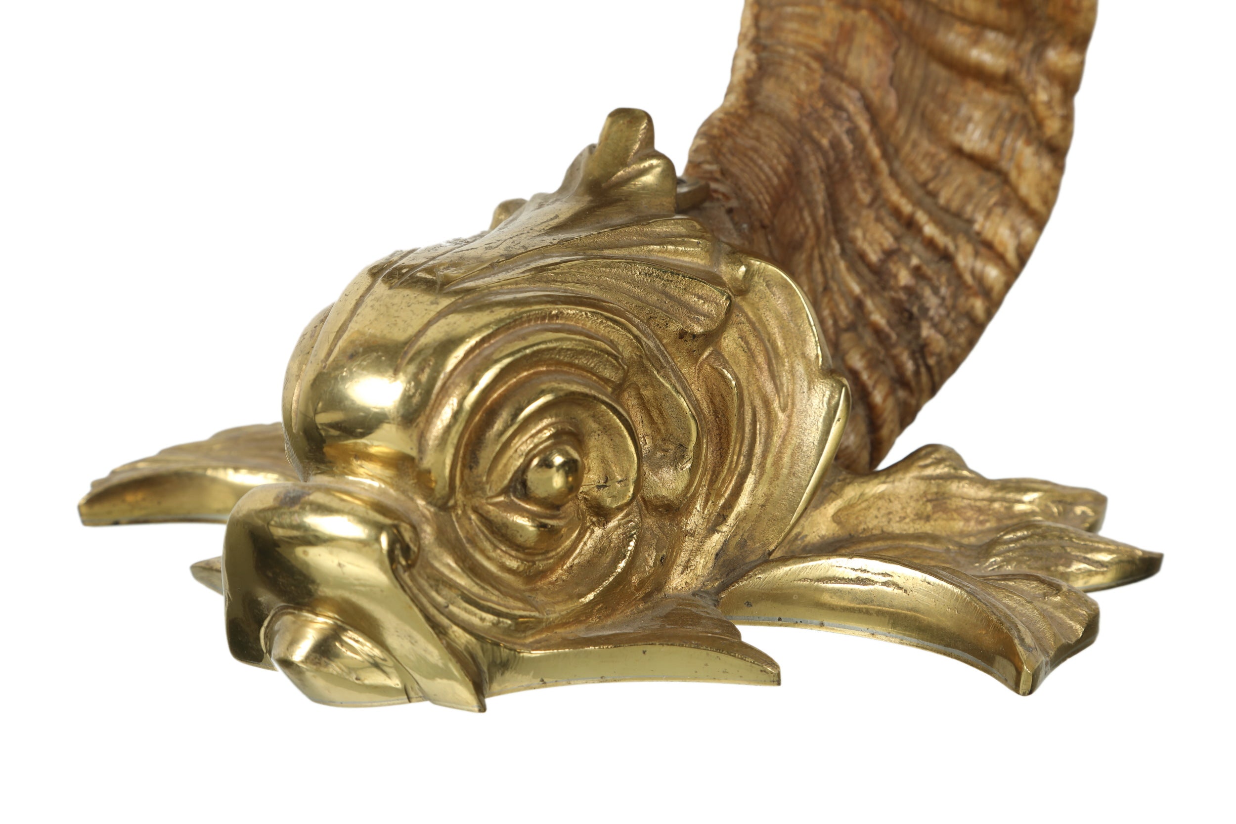 Gabriella Crespi Tritone horn sculpture
