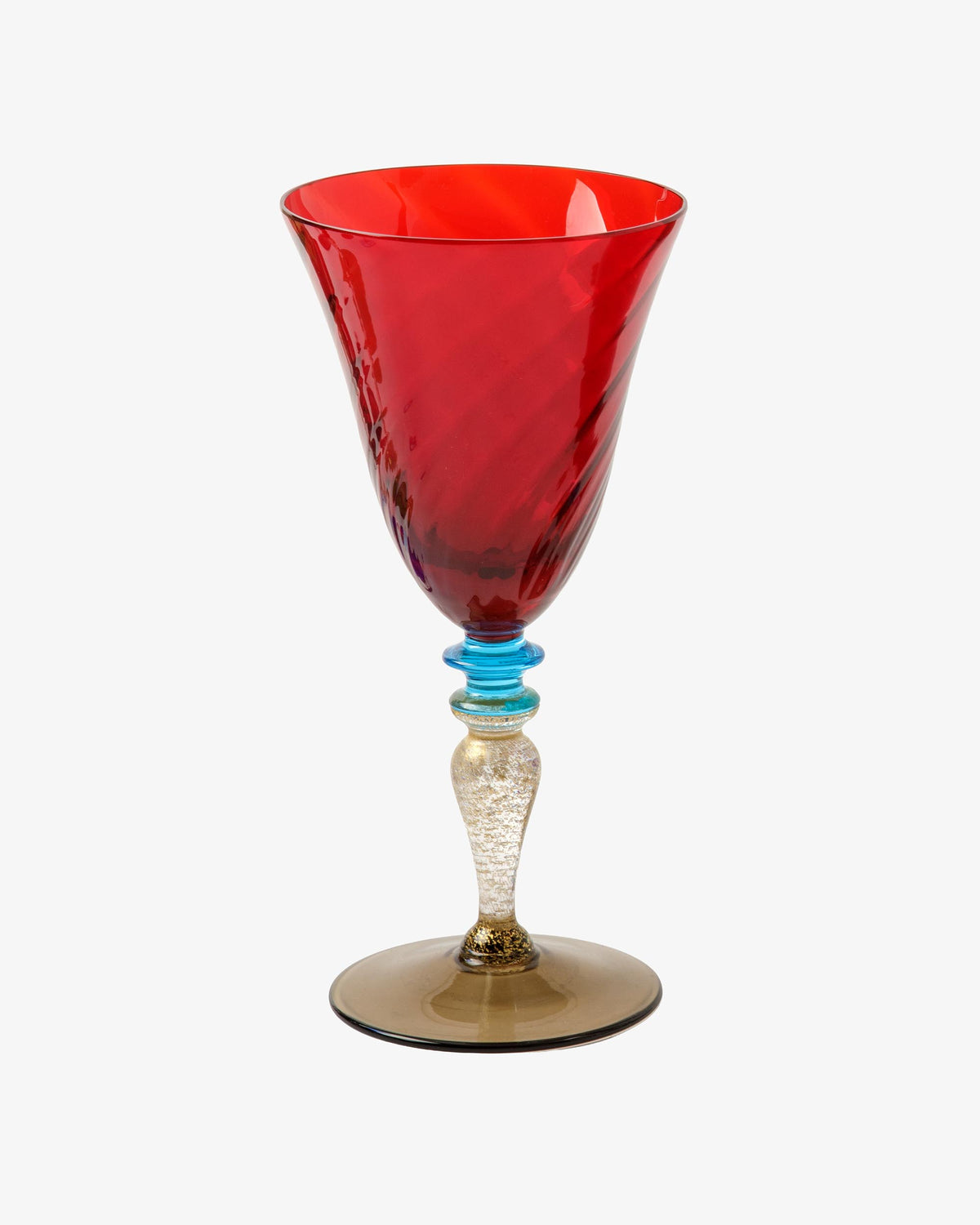 Servizio bicchieri vetro di Murano Nason & Moretti anni 60