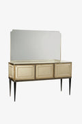 Buffet con specchiera Umberto Mascagni avorio anni 50