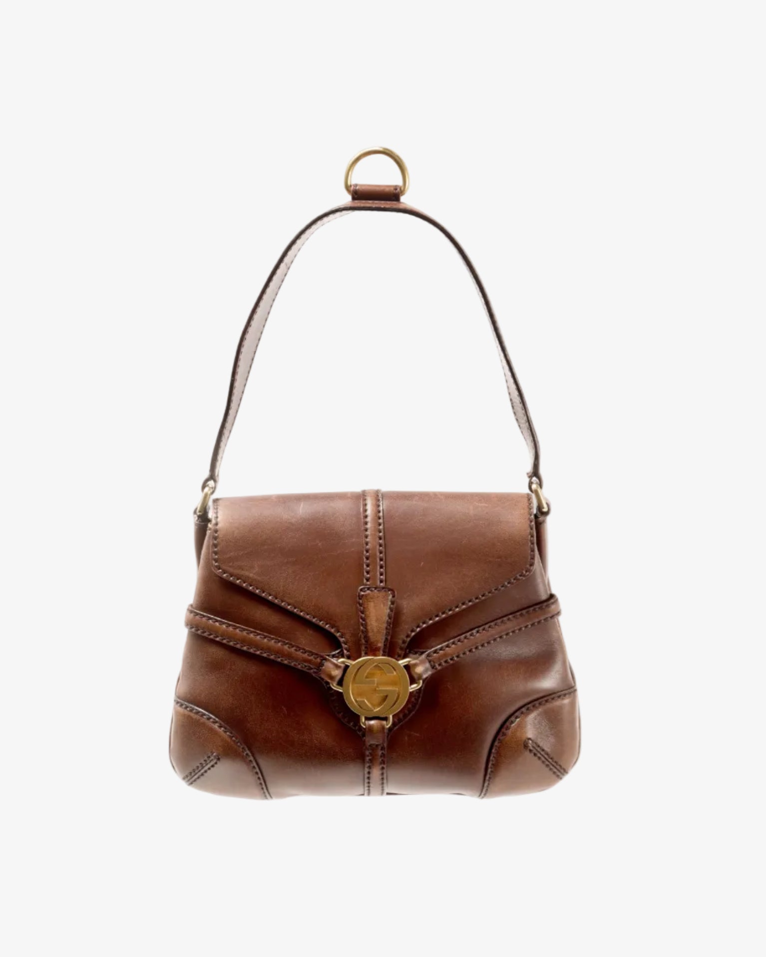Piccola borsa Gucci cuoio