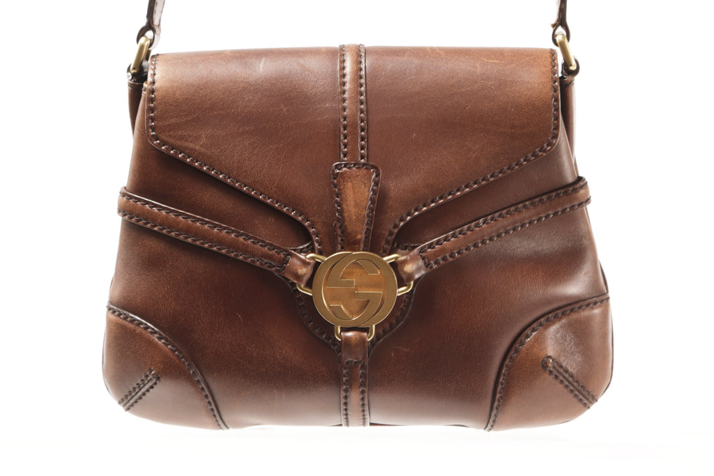 Piccola borsa Gucci cuoio