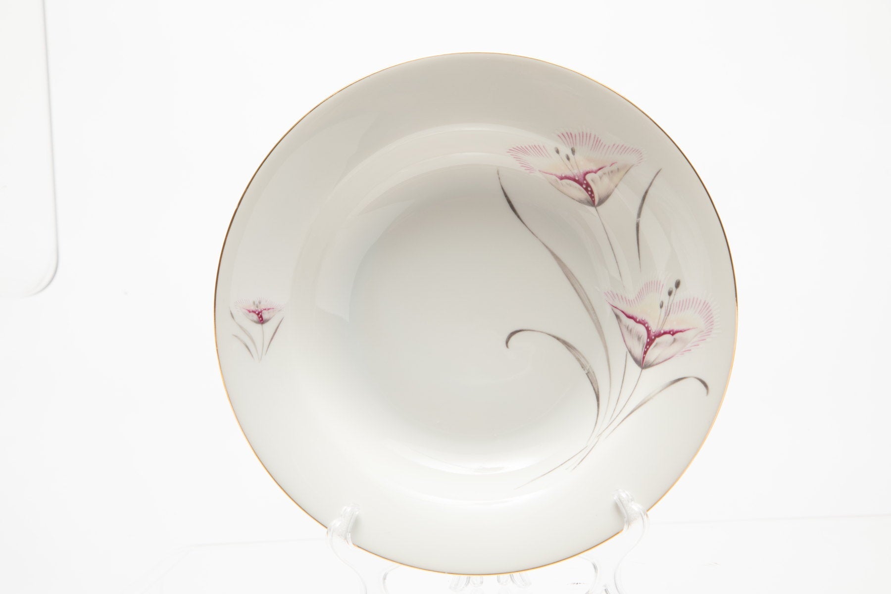 Decorated porcelain dinner service from the 50s