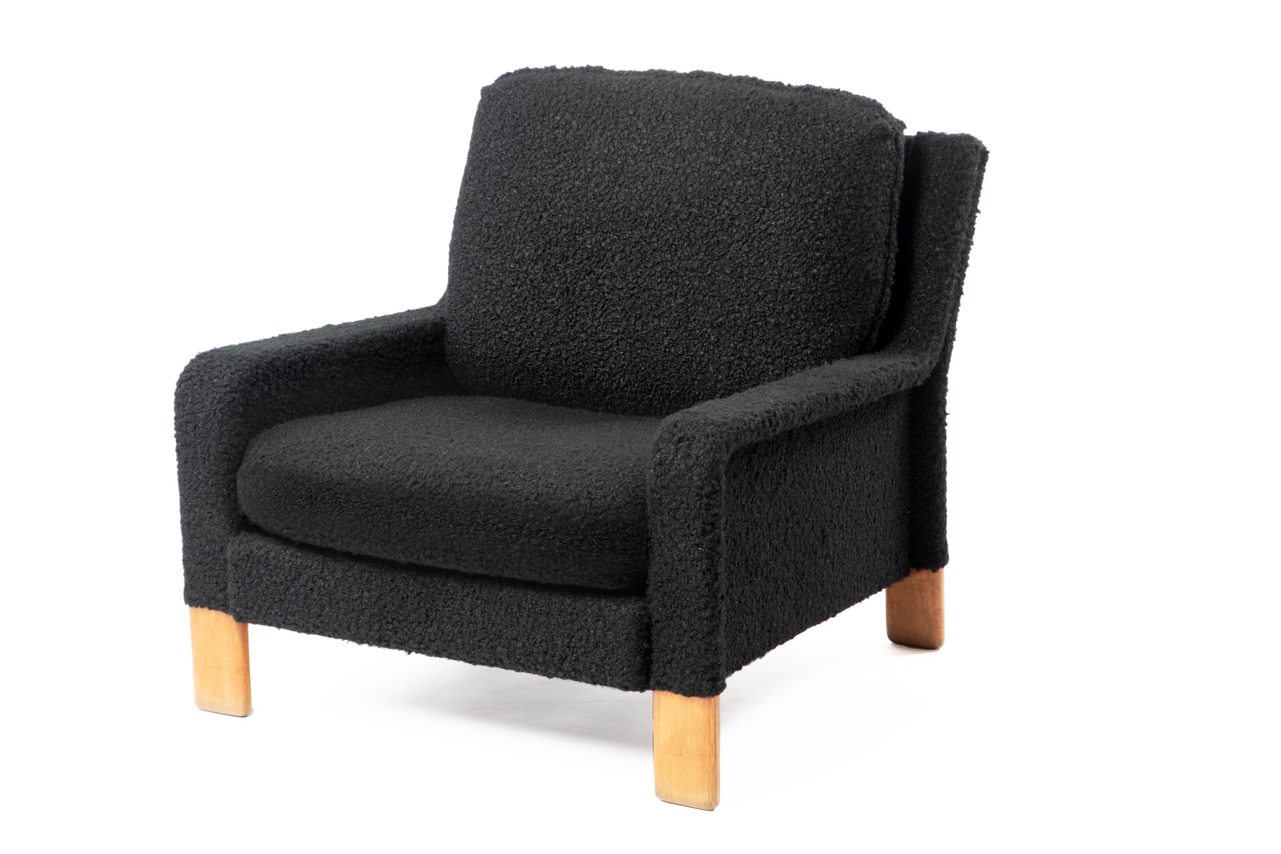 Coppia poltrone bouclé anni 70