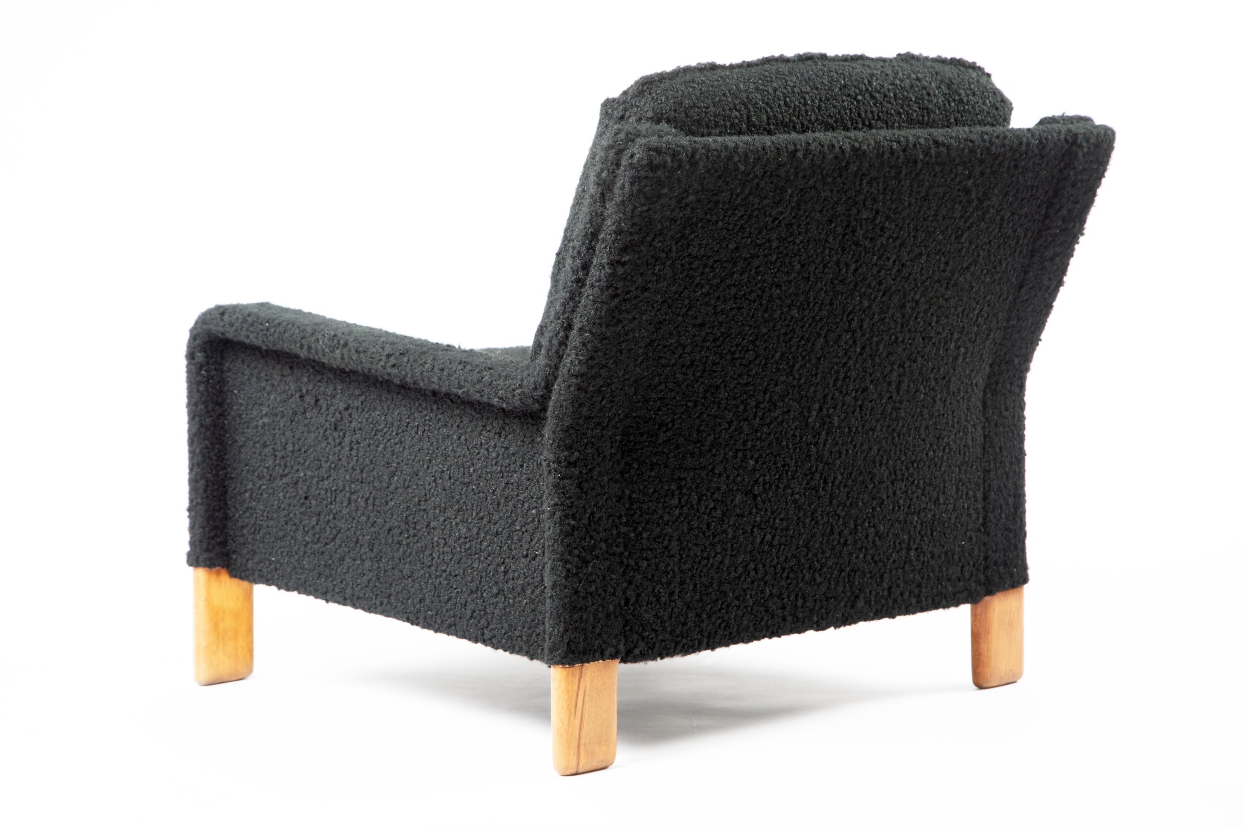 Pair of 1970s bouclé armchairs