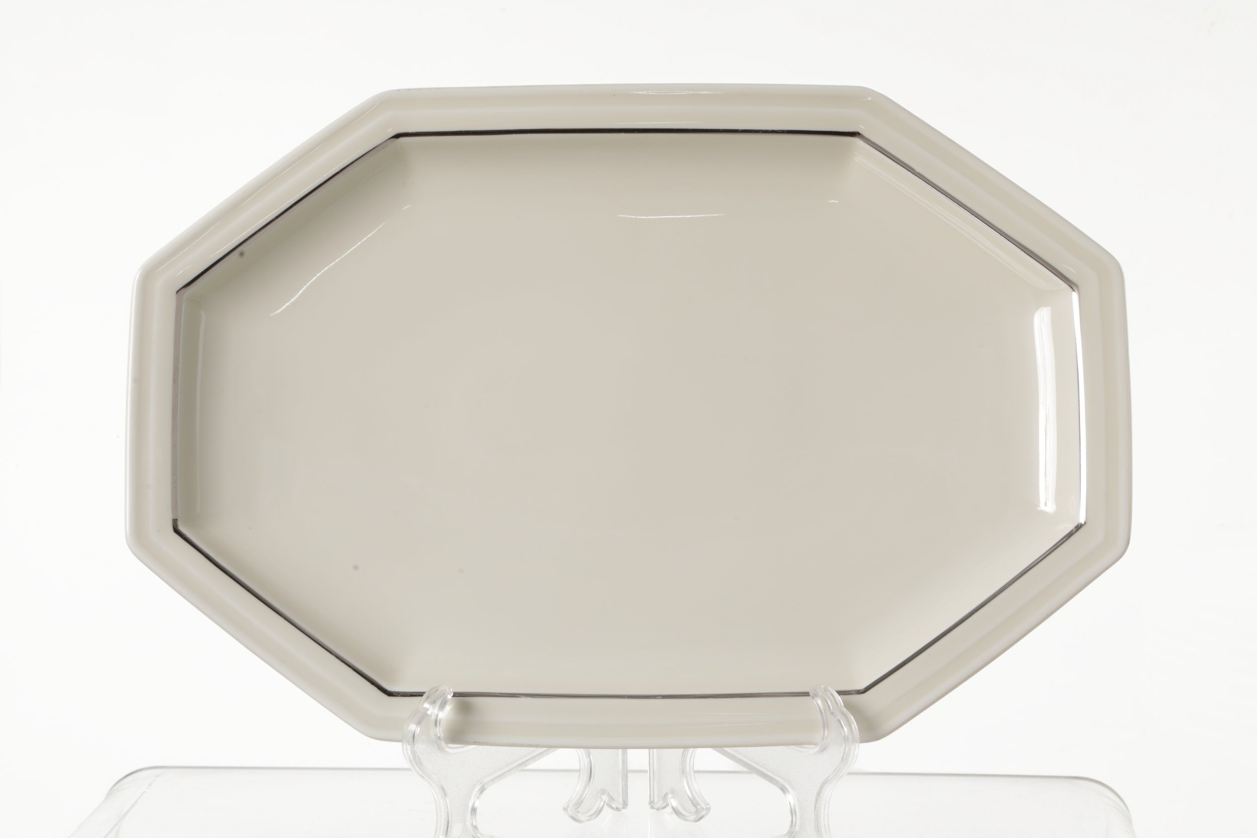 Royal Ivory 1970s octagonal plate set