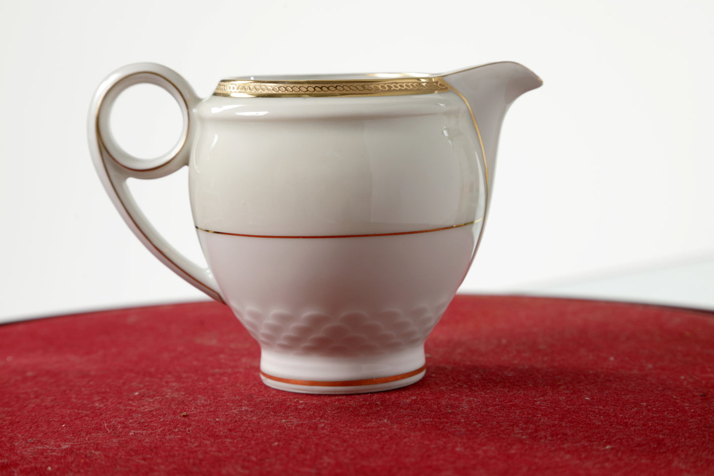 Limoges porcelain tea service with gold edge