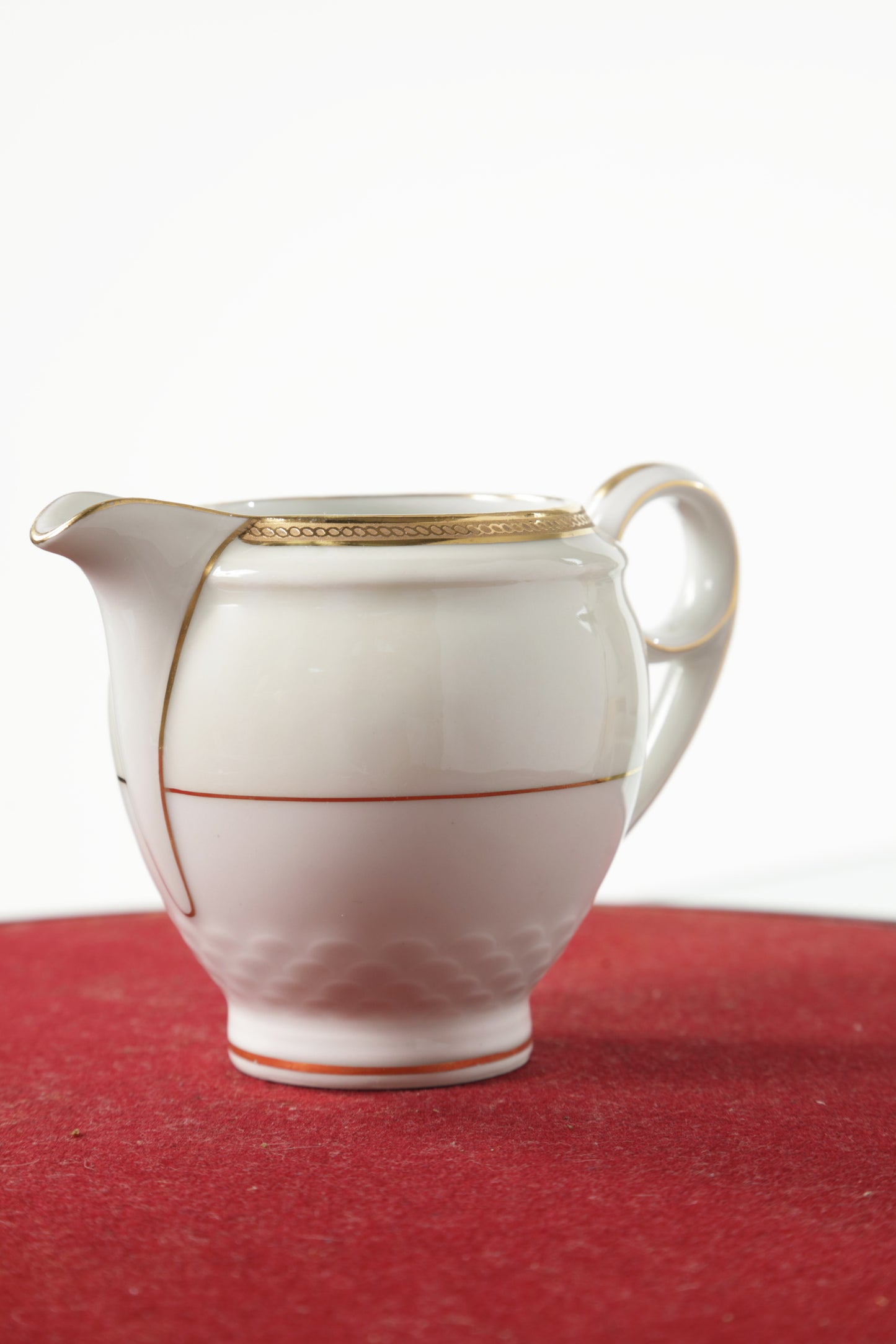 Limoges porcelain tea service with gold edge