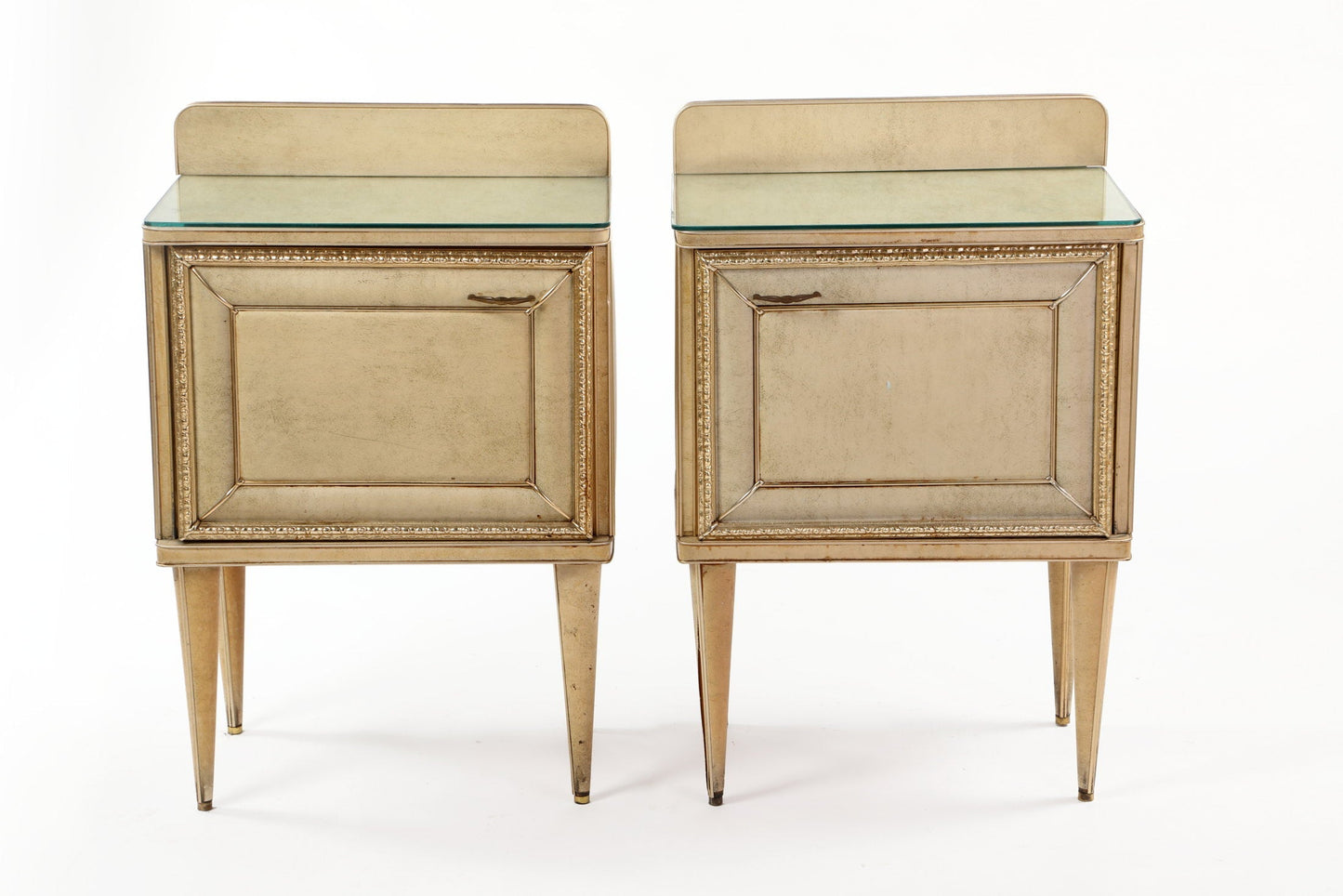 Pair of Umberto Mascagni bedside tables from the 1950s