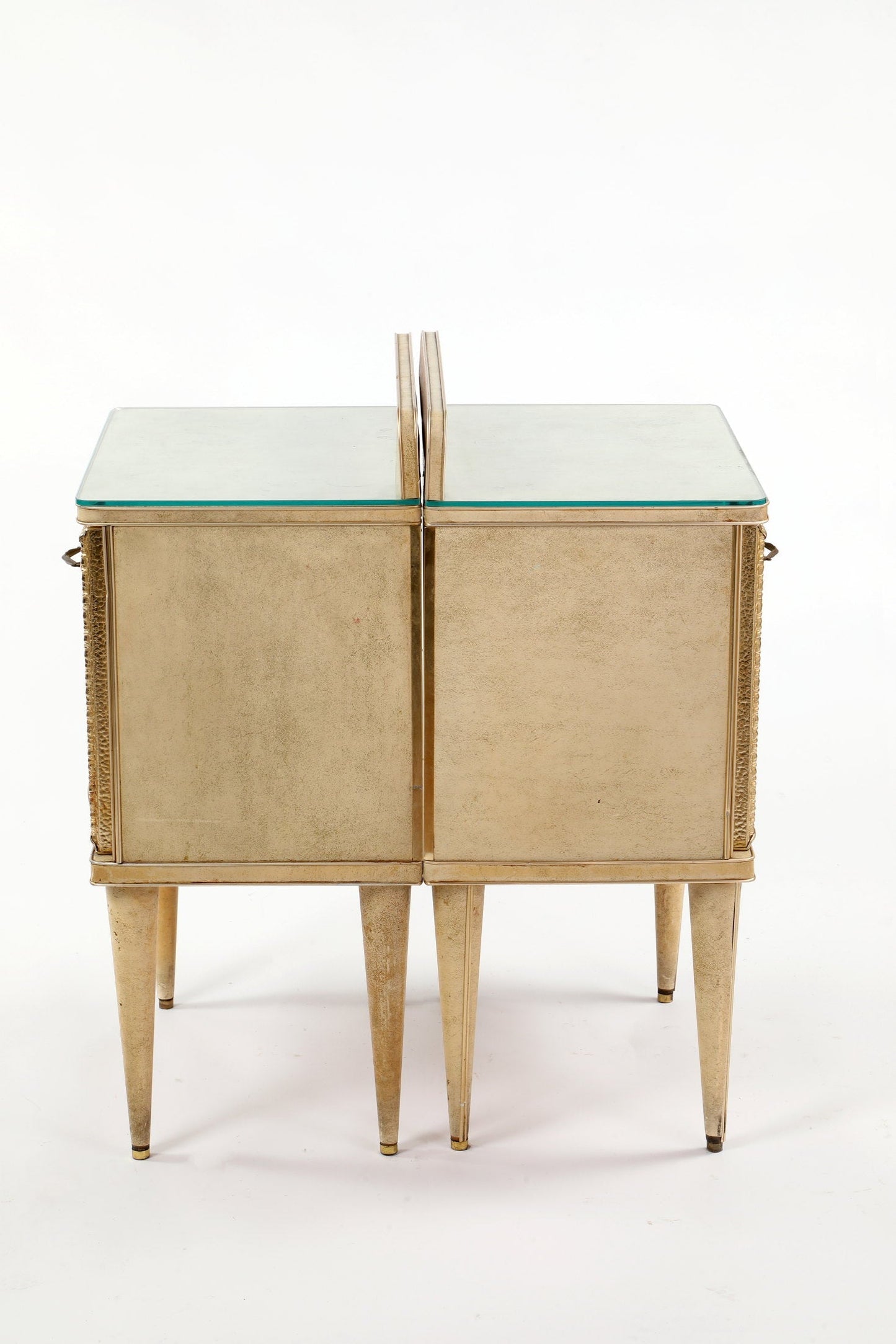 Pair of Umberto Mascagni bedside tables from the 1950s