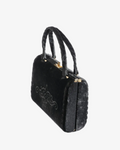 Borsa a mano anni 50 velluto nero