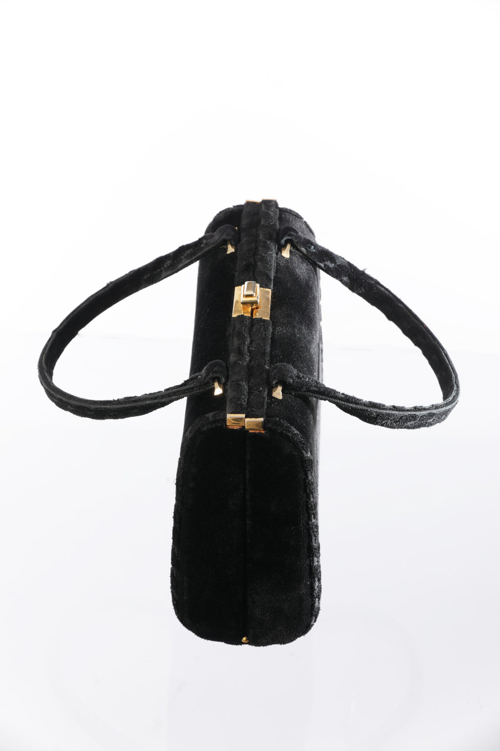 Borsa a mano anni 50 velluto nero
