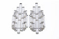 Pair of Murano glass appliques Albano Poli Poliarte