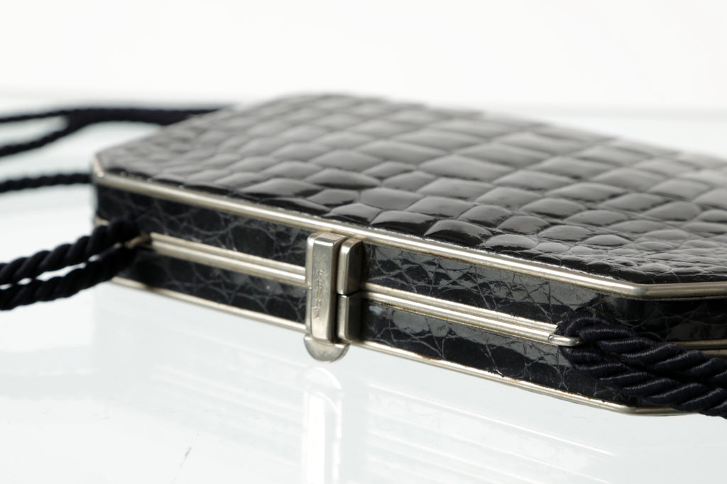 Clutch Fendi coccodrillo anni 70
