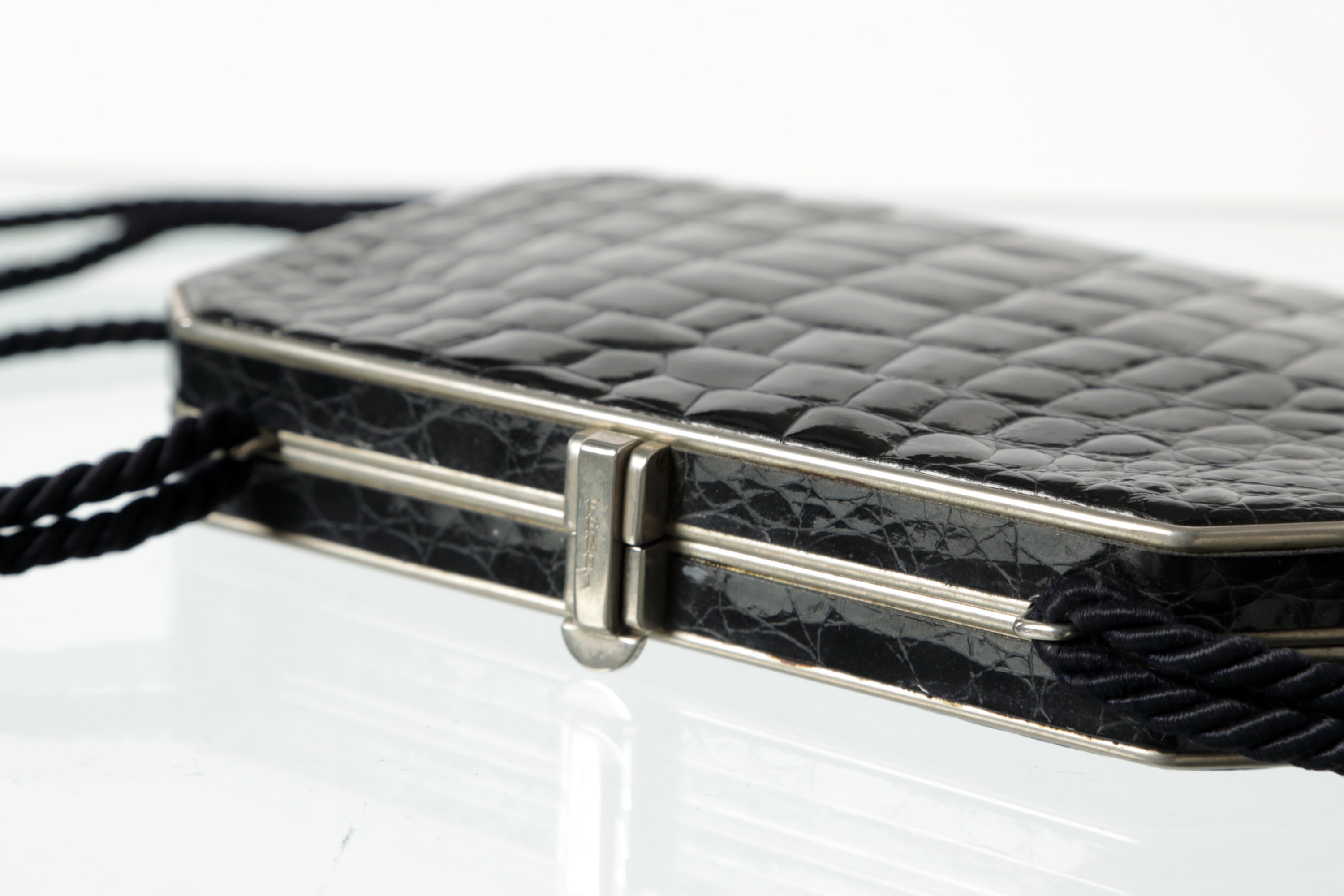 Clutch Fendi coccodrillo anni 70