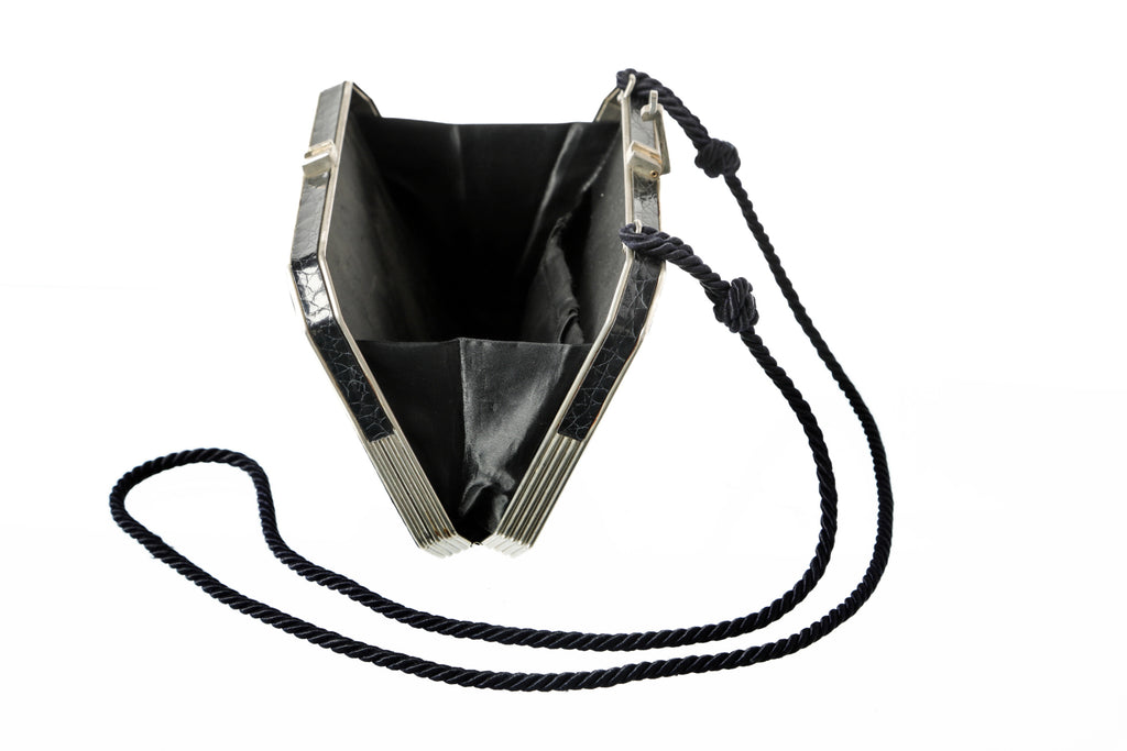 Clutch Fendi coccodrillo anni 70