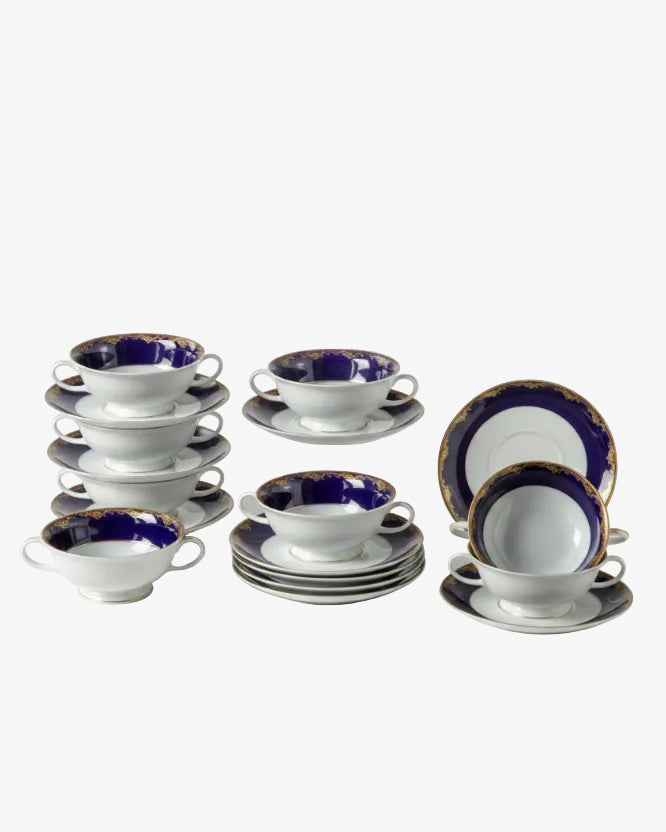Rosenthal blue gold dinner set