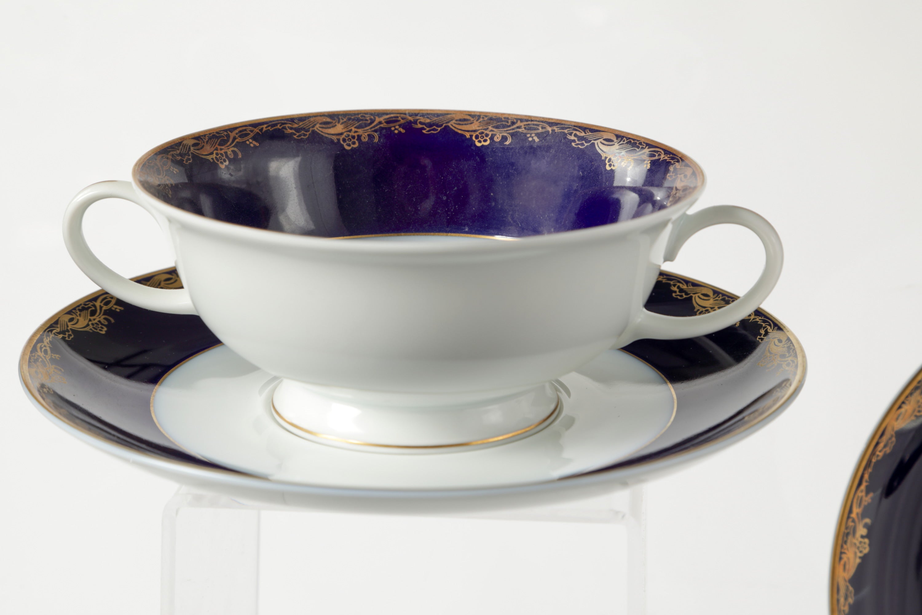 Rosenthal blue gold dinner set
